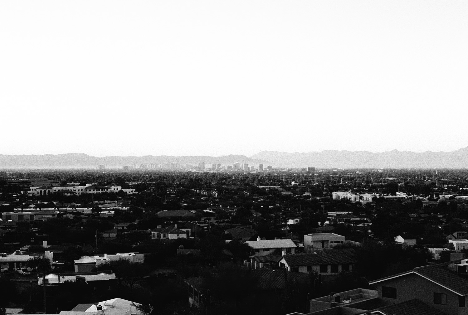 City of Phoenix skyline viewed from Stoney Mountain